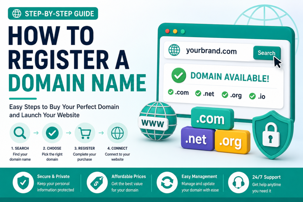How to register a domain name