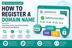 How to Register a Domain Name (Step-by-Step Beginner’s Guide)