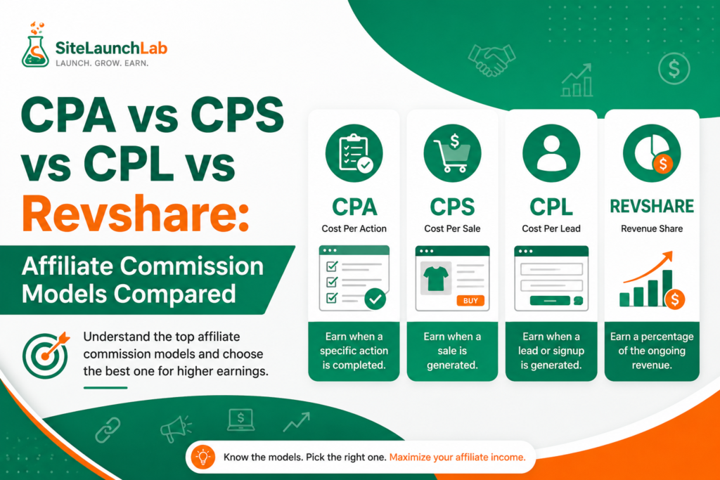 CPA vs CPS vs CPL vs Revshare