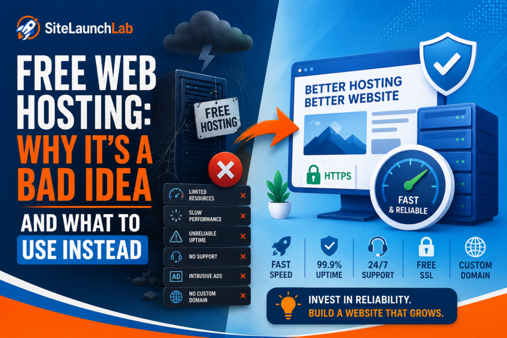 Free Web Hosting Why It's a Bad