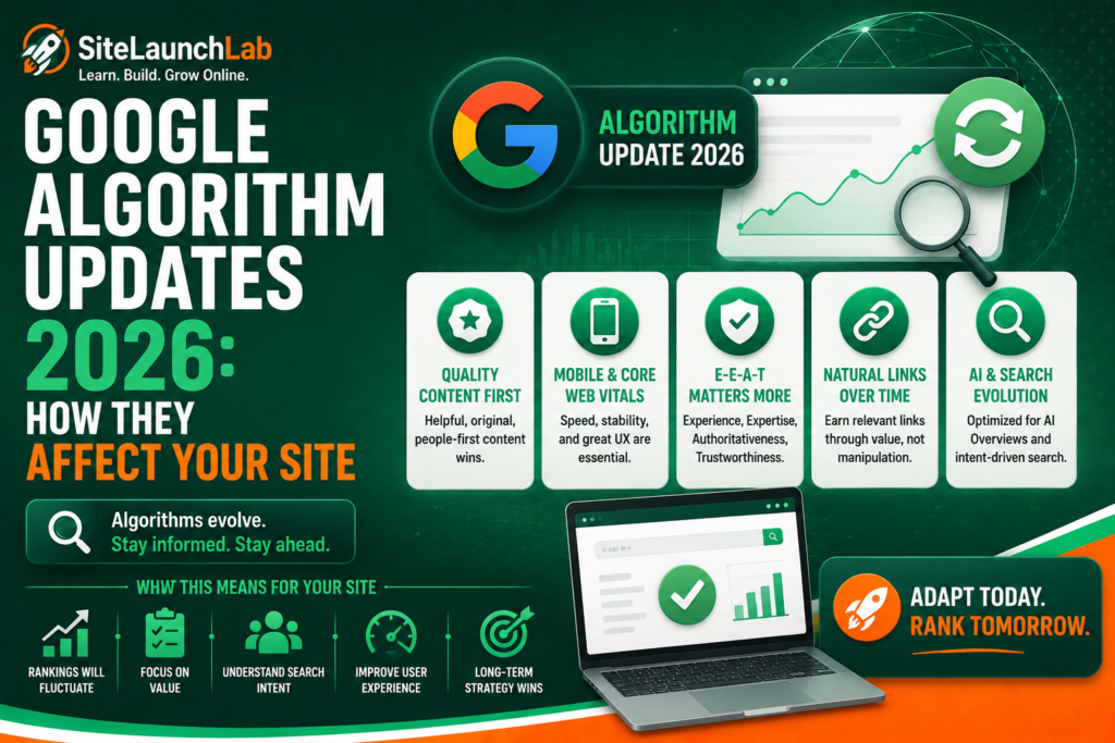Google Algorithm Updates 2026