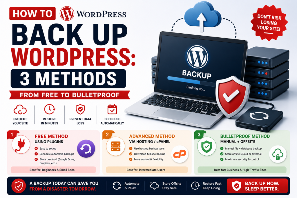 How to Back Up WordPress