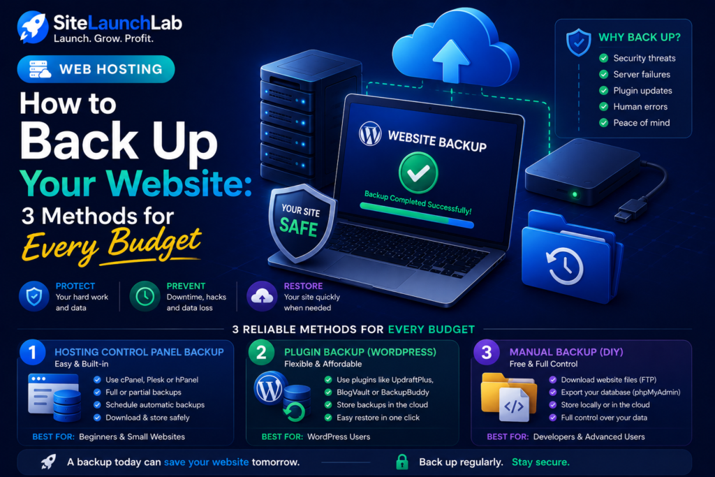 How to Back Up Your Website