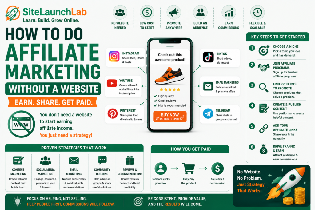 How to Do Affiliate Marketing Without a Website