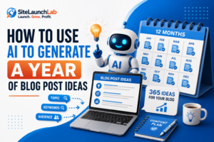 How to Use AI to Generate a Year of Blog Post Ideas