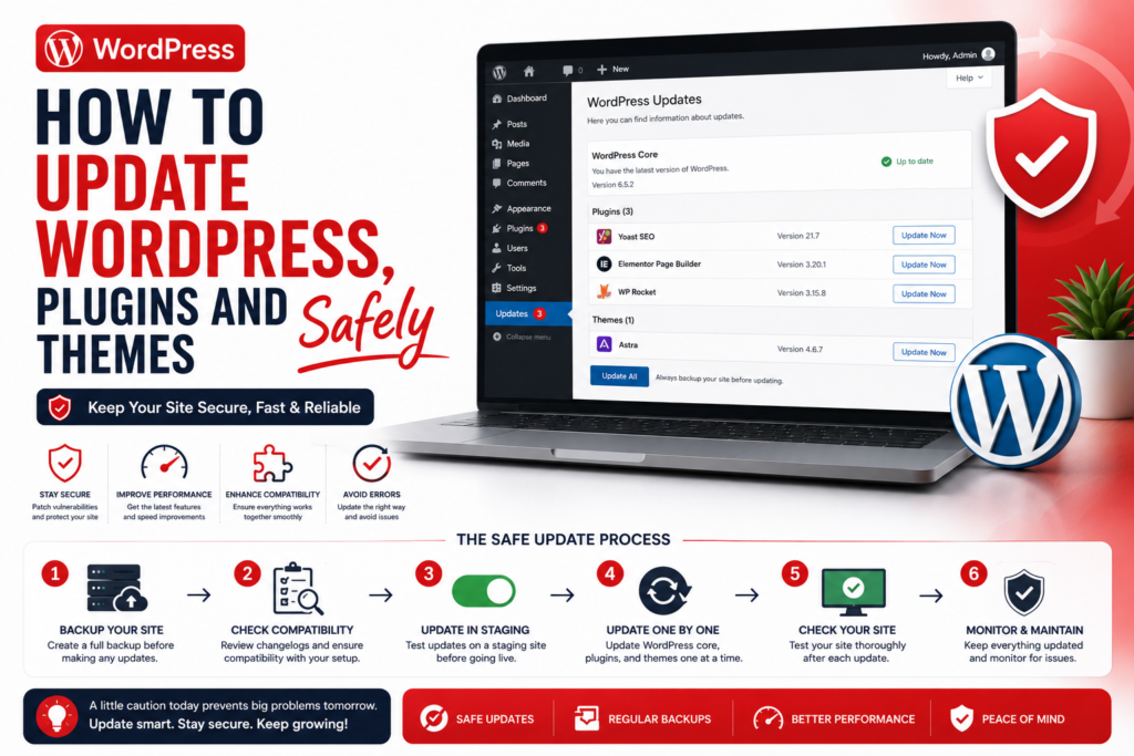 How to update WordPress Plugins and Themes
