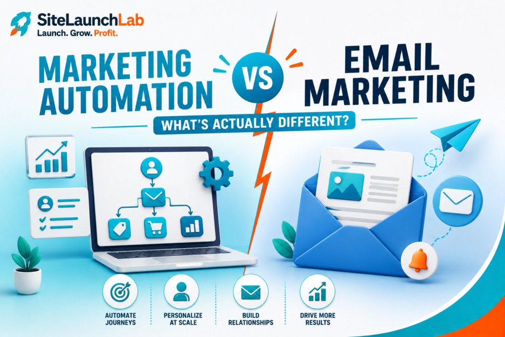 Marketing Automation vs Email Marketing