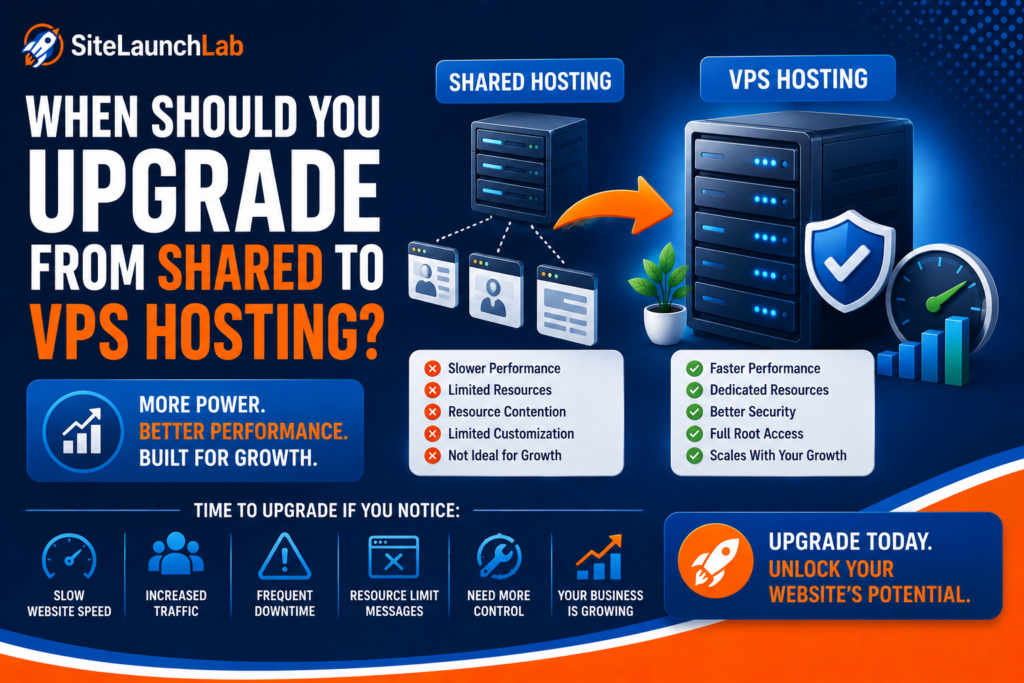 When Should You Upgrade from Shared to VPS Hosting