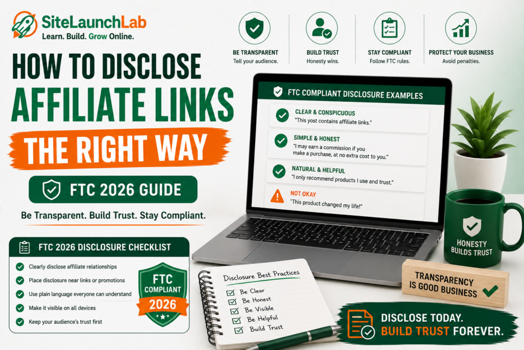 How to Disclose Affiliate Links