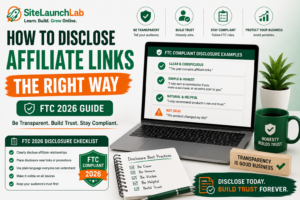 How to Disclose Affiliate Links